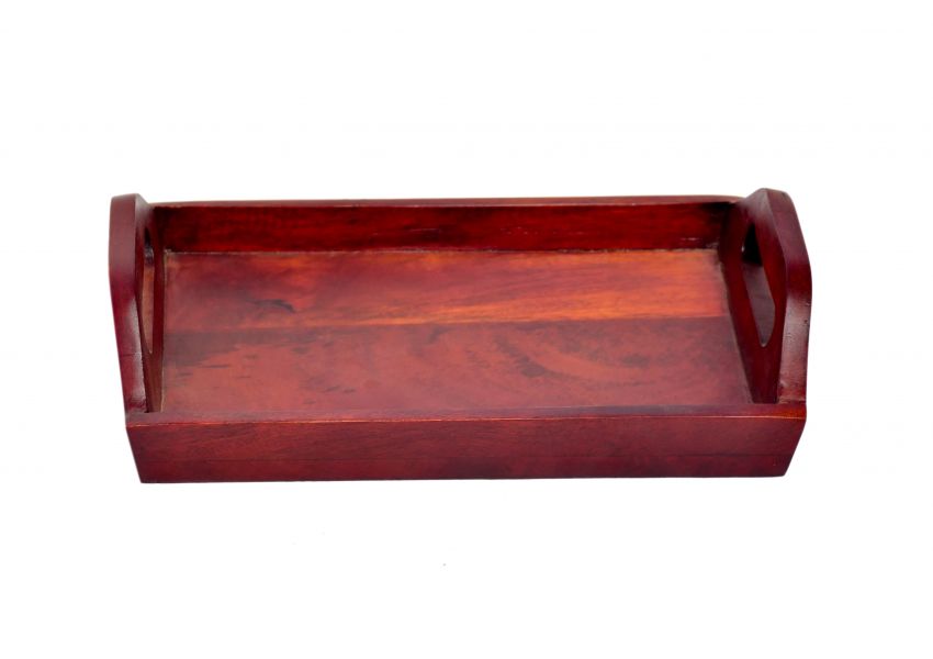 wooden taper small serving tray 