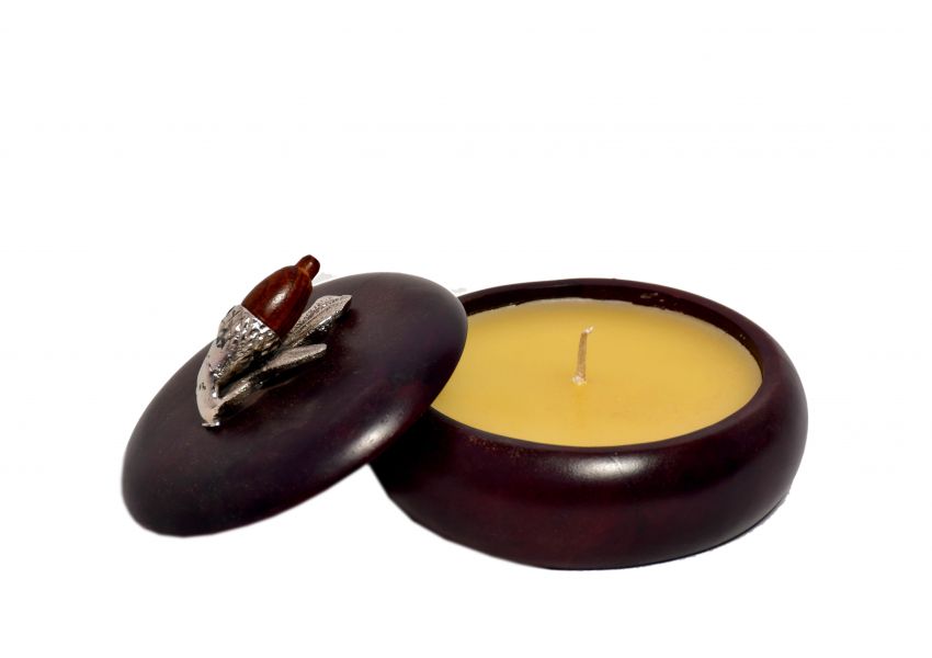 acorn wax candle