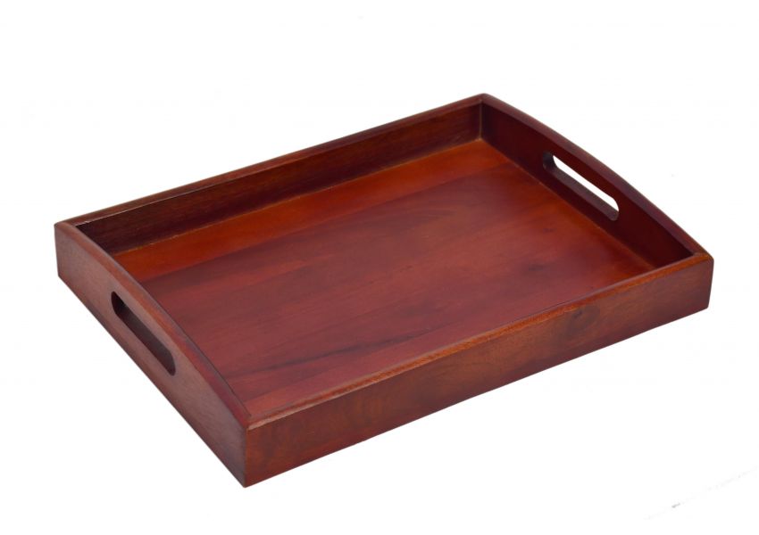 wooden large size serving tray 